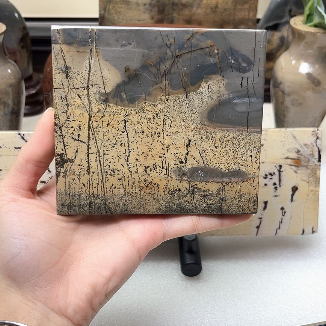 石材广西天然国画石