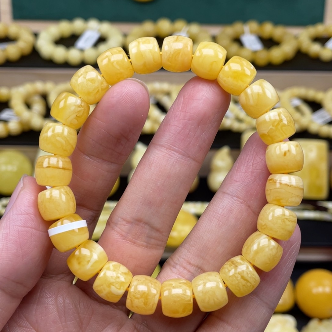 琥珀裸石未镶嵌琥珀蜜蜡