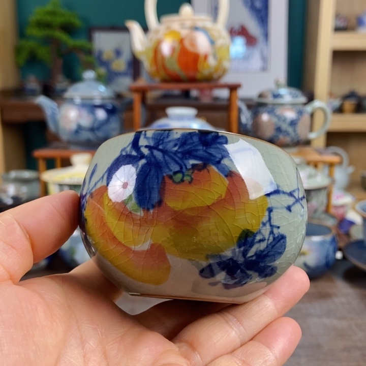 瓷片手工制作工艺精湛等特点为