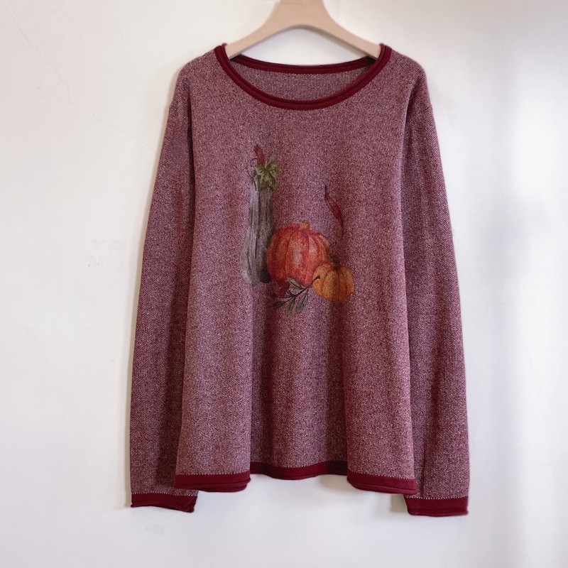 休闲套头毛衣针织衫宽松气质显瘦百搭简约舒适秋季新款YX301007