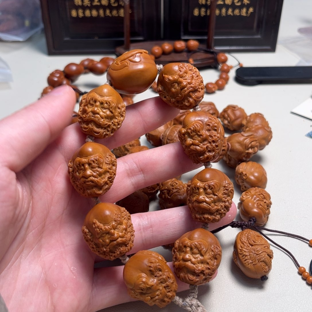 橄榄核吊坠9***9百兽达摩