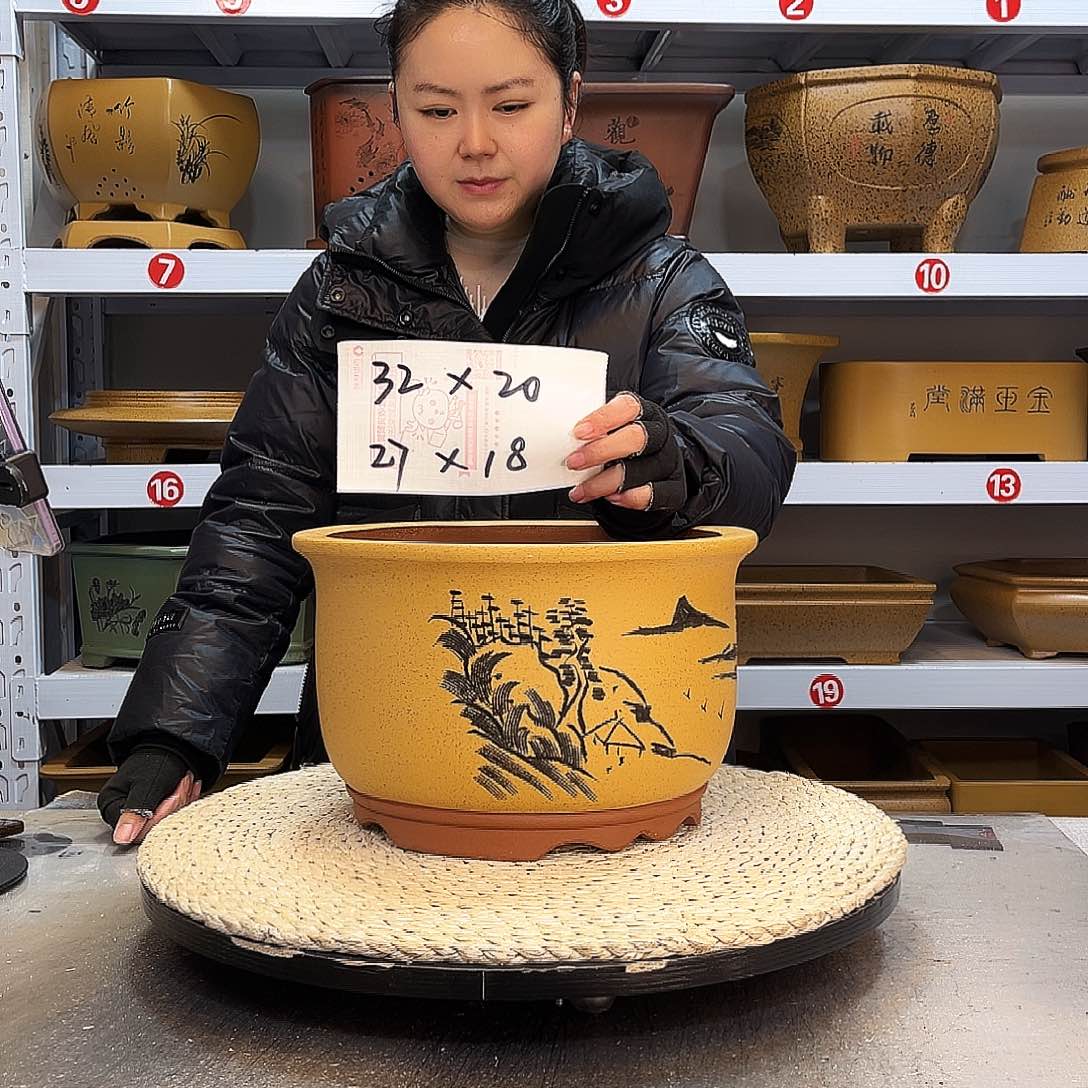 紫砂花盆紫砂花盆