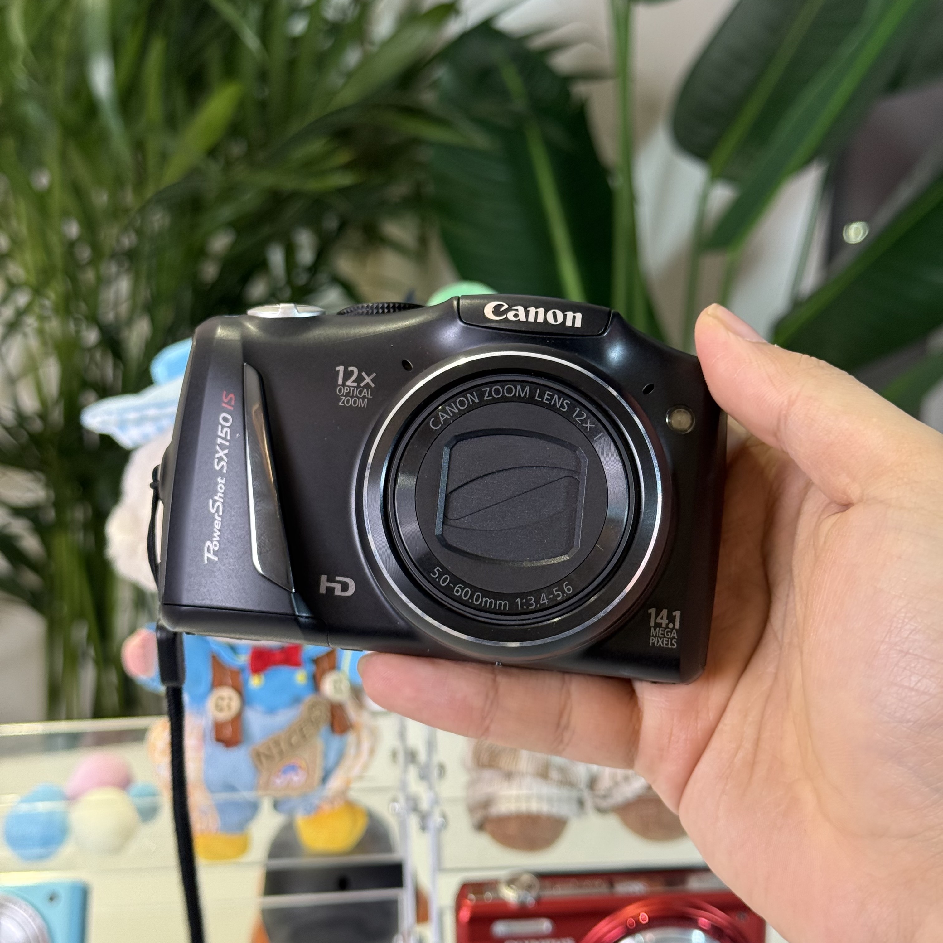 9新 Canon/佳能 佳能sx150色彩感好滤镜多带配件五号电池供电