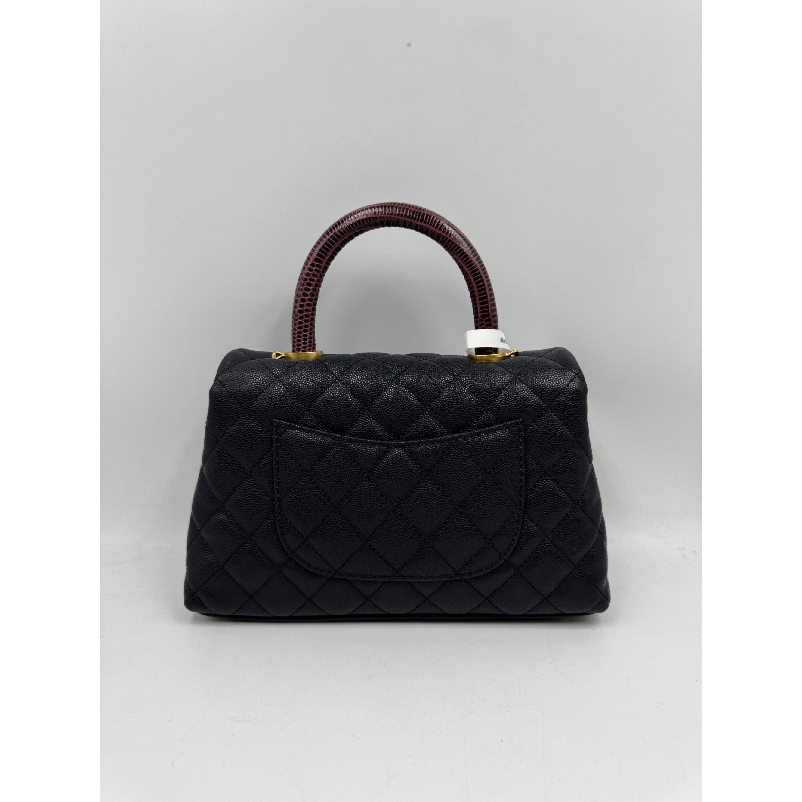 LQ-WITH-QUEEN真皮女包黑色红手提包-10105