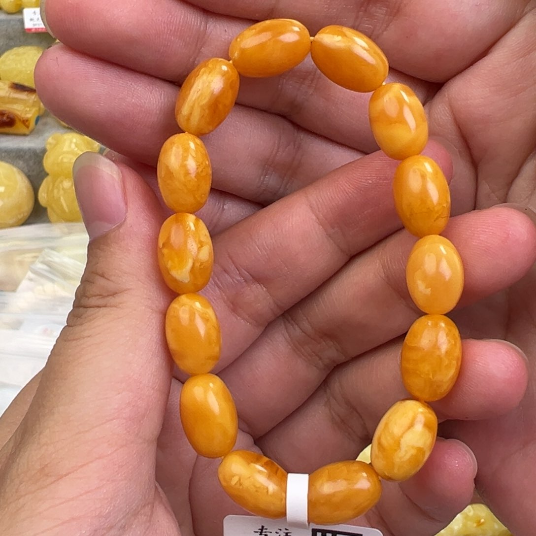 琥珀手链未镶嵌蜜蜡