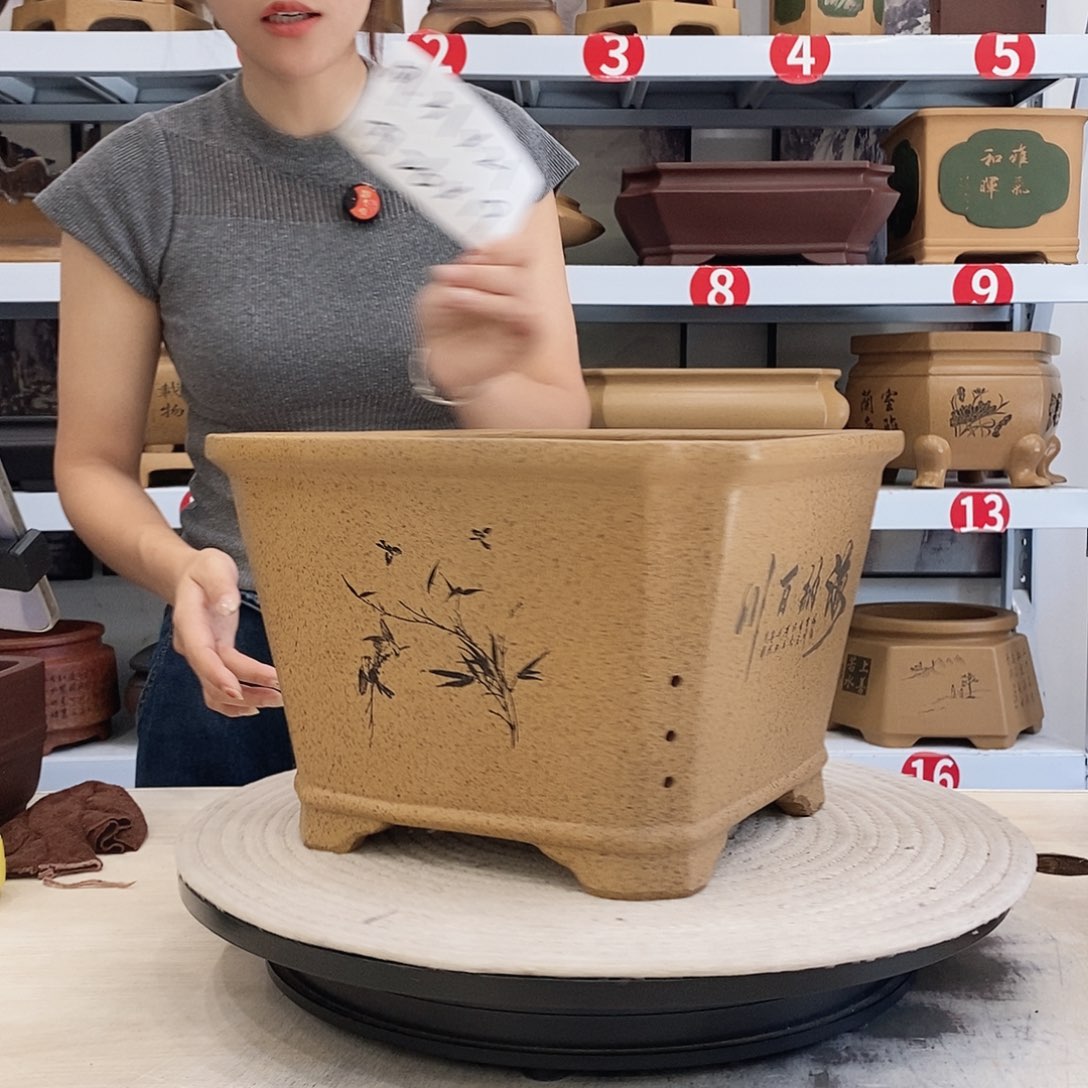 紫砂花盆紫砂花盆