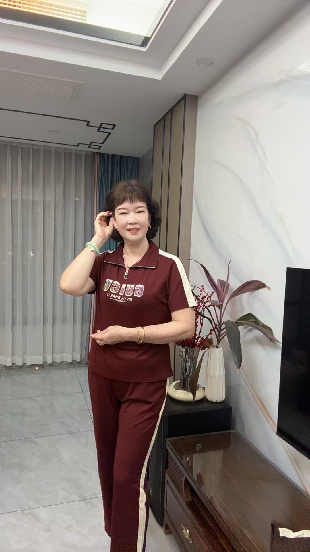 503中老年时尚套装两件套