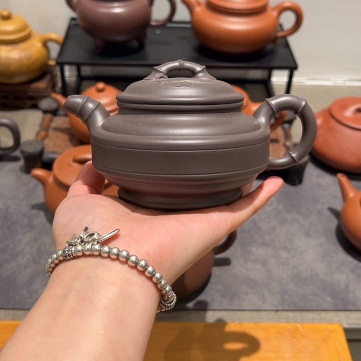 紫砂茶壶笃**?宜兴黄龙山紫砂壶