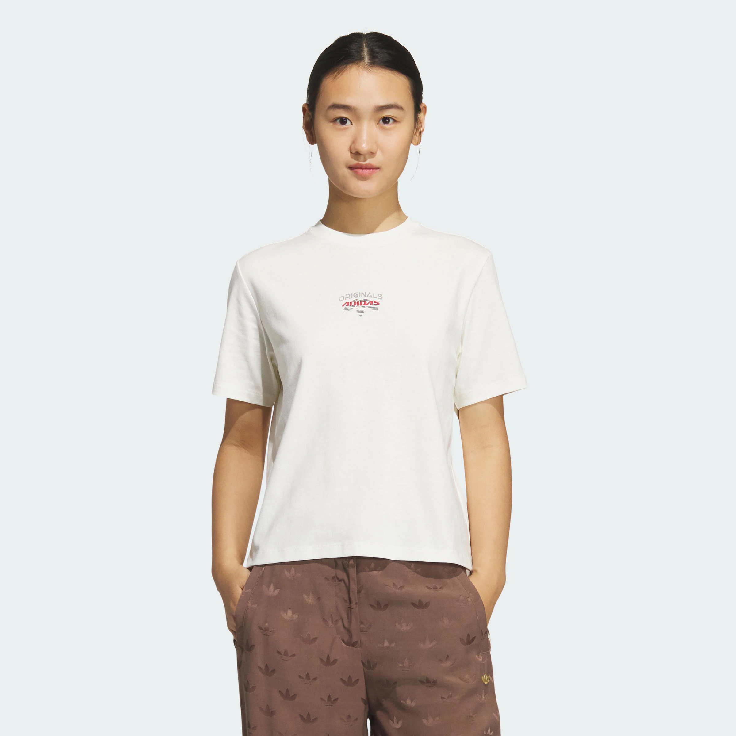 adidas/阿迪达斯MOTO GFX T-SHIRT W 2 运动宽松短袖T恤KG6680