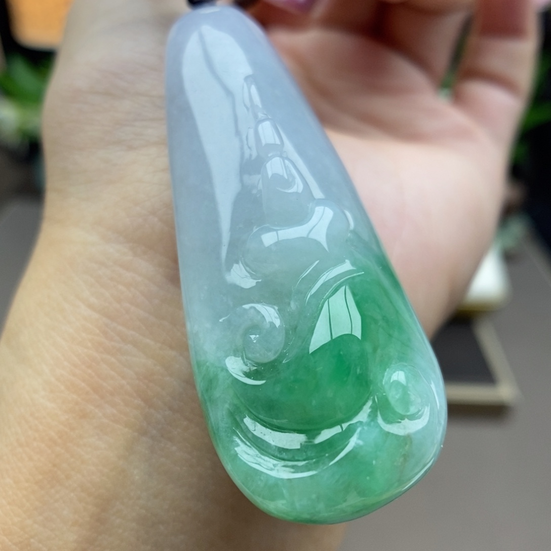 翡翠未镶嵌颈饰吊坠26