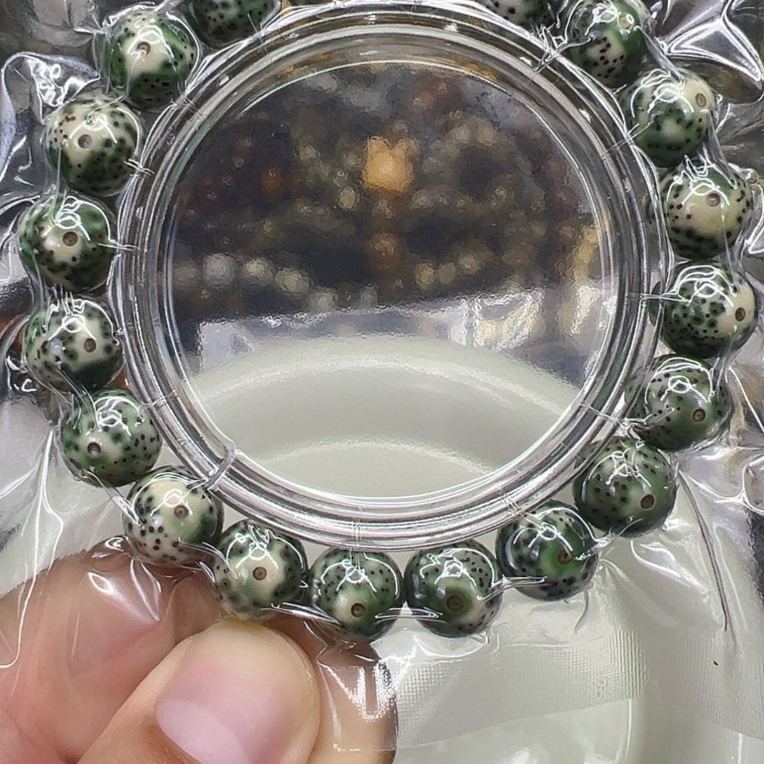 星月菩提手串64傲世绿星月菩提单圈12圆