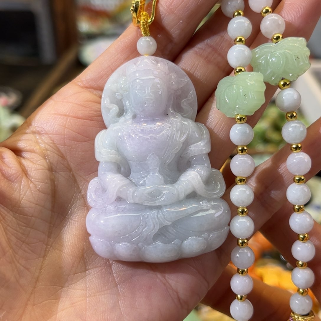 翡翠颈饰未镶嵌待编款