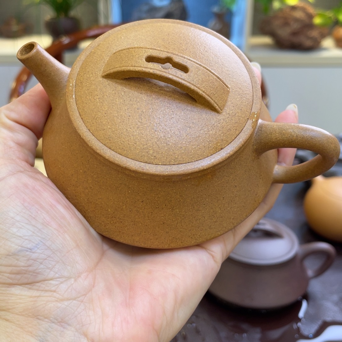破***特茶壶紫砂宜兴紫砂料原矿紫砂老宕口黄金段