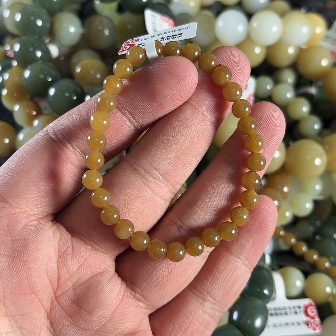 和田玉手链未镶嵌W67