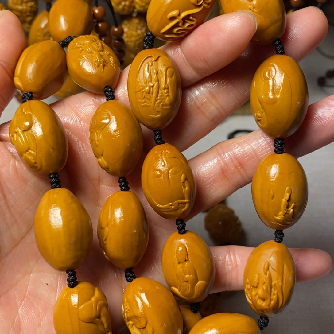 橄榄核手串/手链无相佛手持