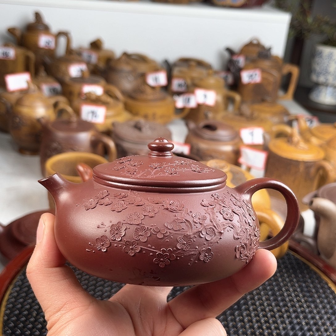 紫泥茶壶宜兴紫砂