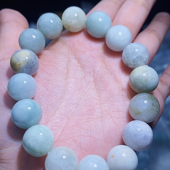 未镶嵌手串翡翠天然缅甸A货翡翠13.6