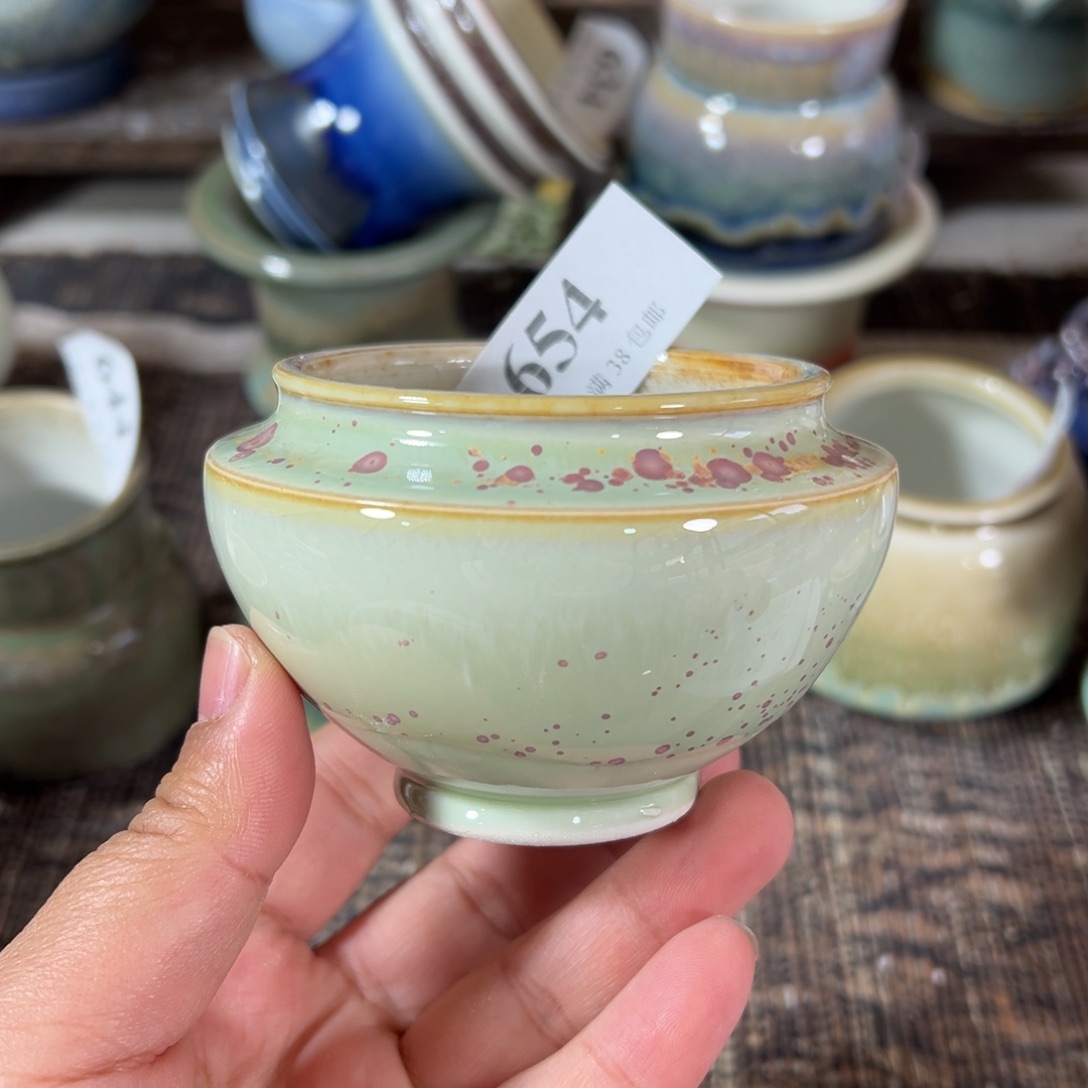 红陶景德镇手工花盆