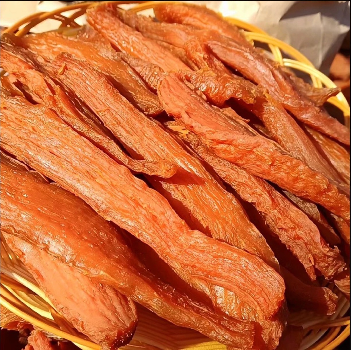 纯手工农家软糯香甜蜜薯干阳光晾晒自然风干