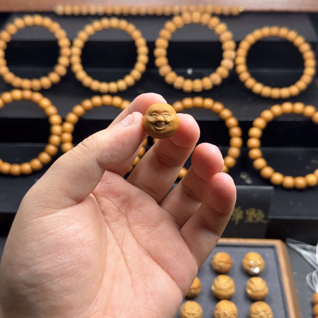 猴头核桃手串柔单颗