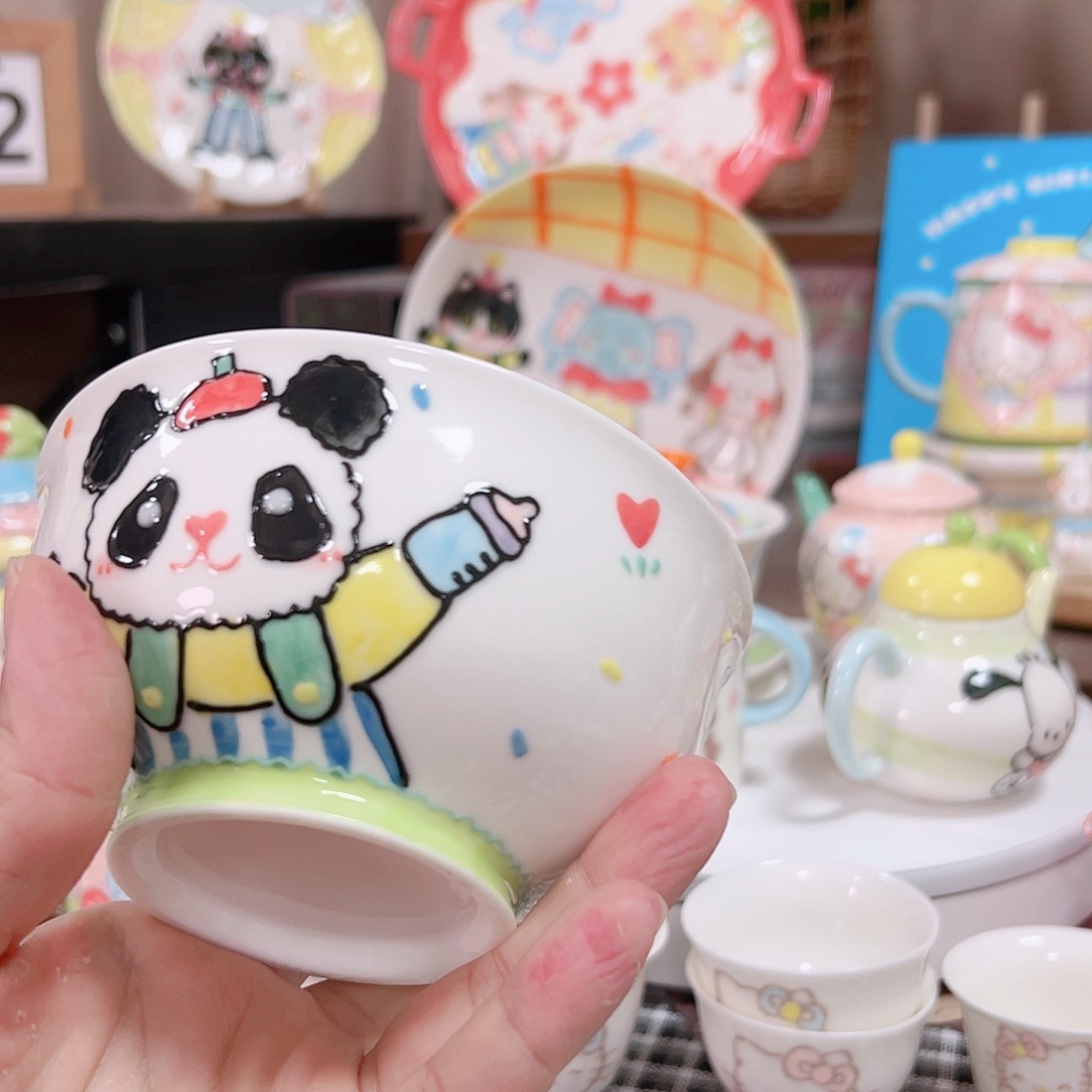可爱陶瓷高温手作