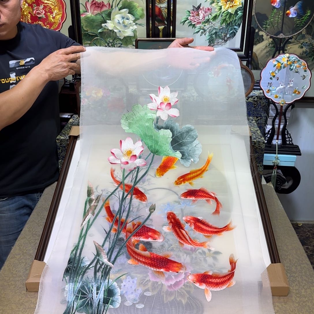 刺绣刺绣工艺精湛
