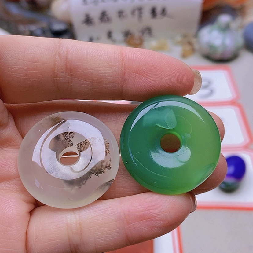 【闪购商品】未镶嵌玛瑙/玉髓珠宝半成品芭*Q
