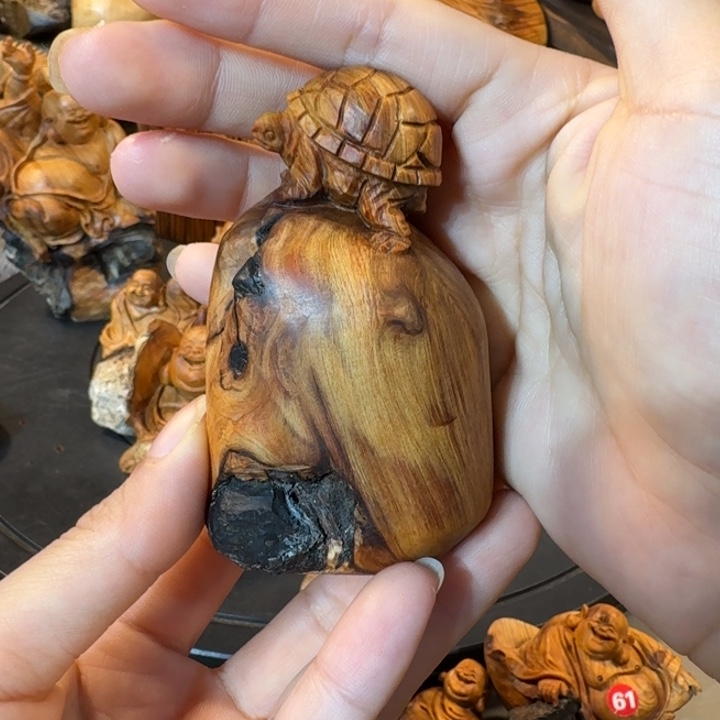 崖柏摆件手把件等