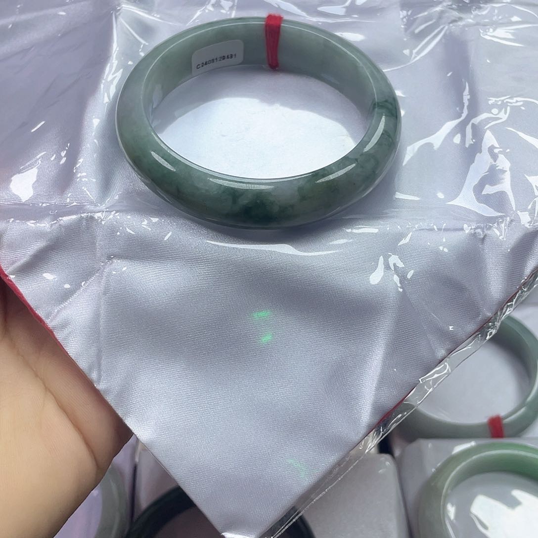 未镶嵌手镯翡翠缅料a丽