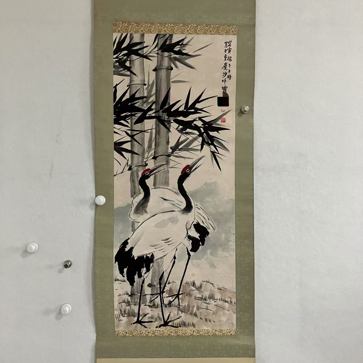 572仙鹤 98×39cm