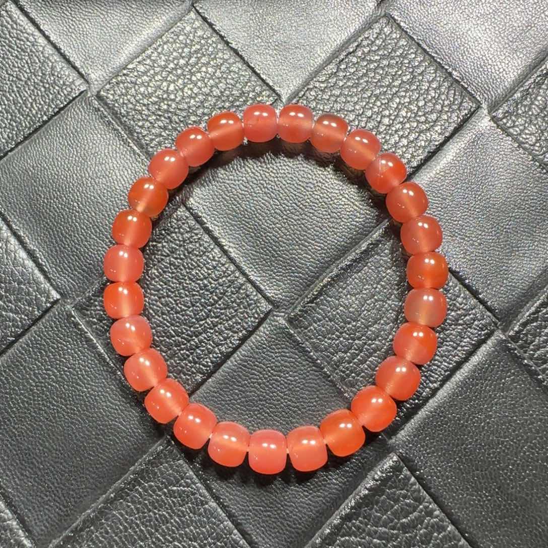 南红玛瑙未镶嵌手串7mm➕