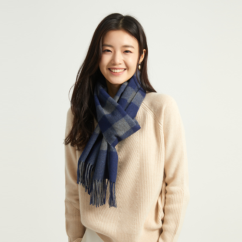 100%牦牛绒丝原百福围巾