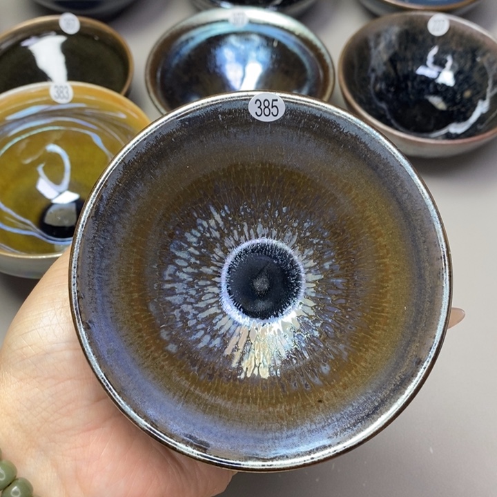 茶盏建窑建盏柴烧主人杯