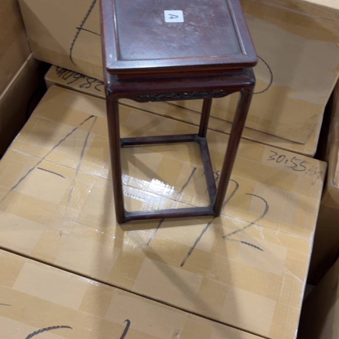 信****花梨木类架子般若中古美术工艺品