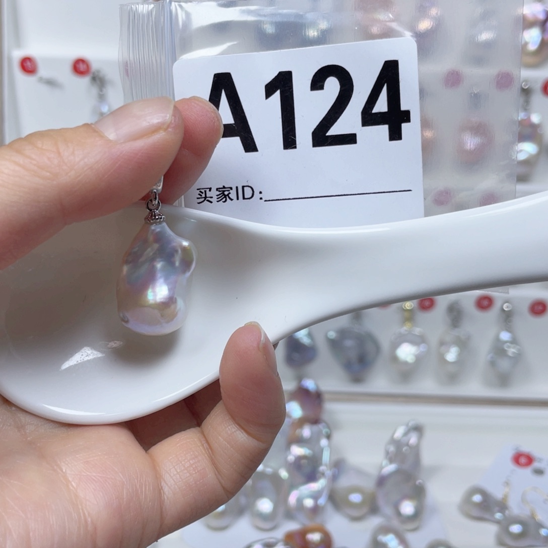 淡水珍珠巴洛克银S925镶嵌