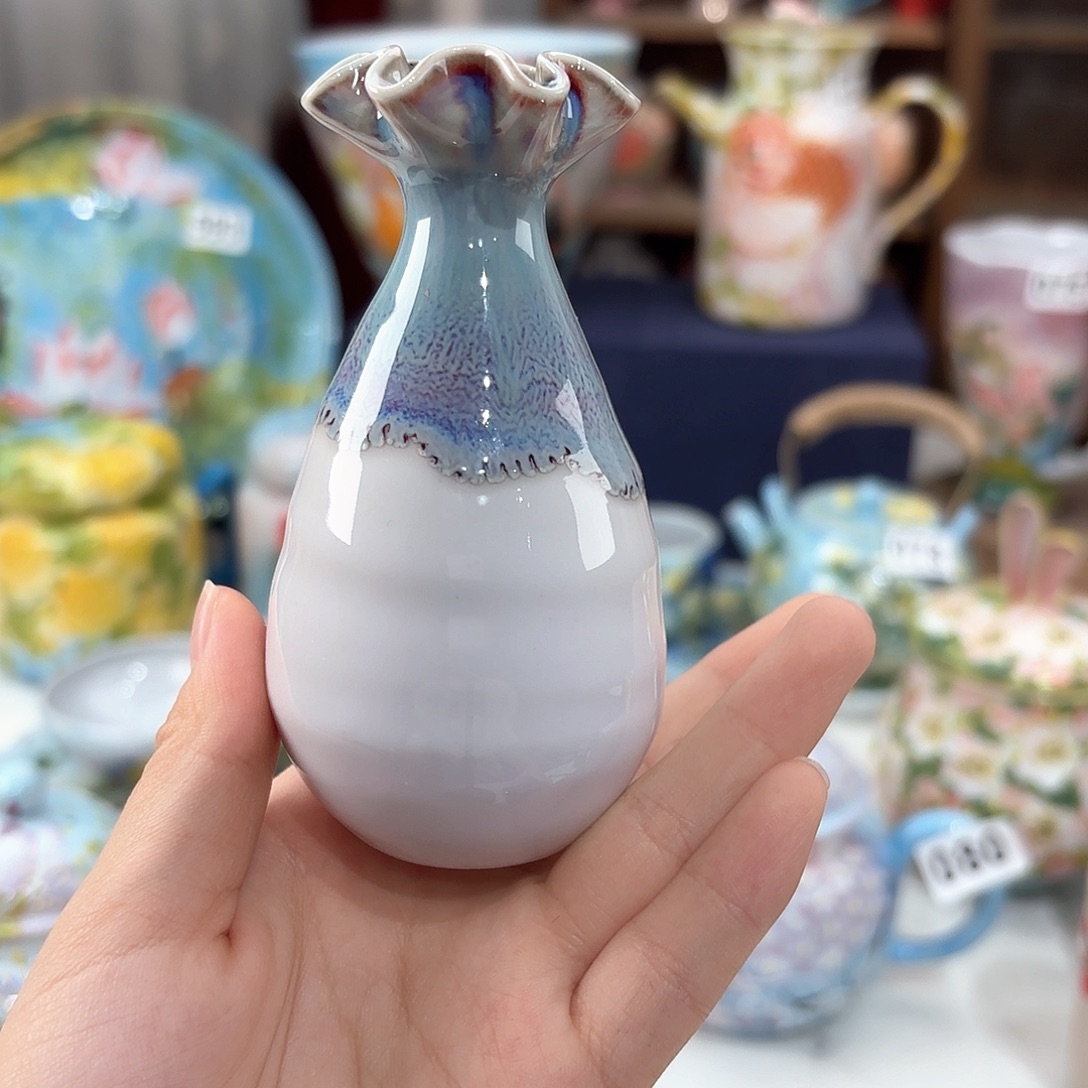景德镇手绘高温釉下彩陶瓷茶具