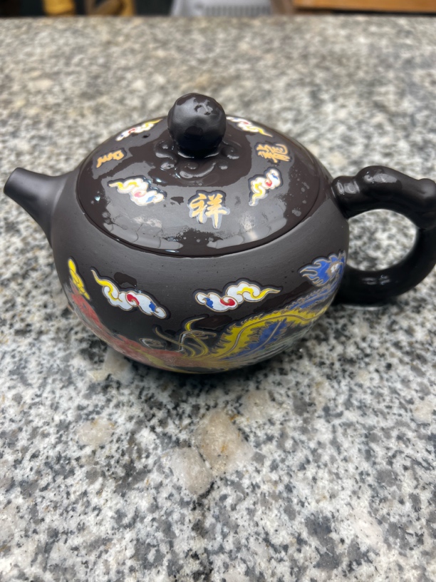 【闪购商品】老紫泥龙凤呈祥大西施壶D