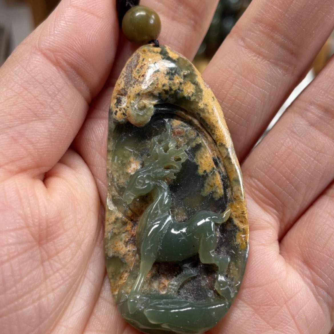 【闪购商品】岫岩河磨玉（透闪石质玉）挂件未镶嵌