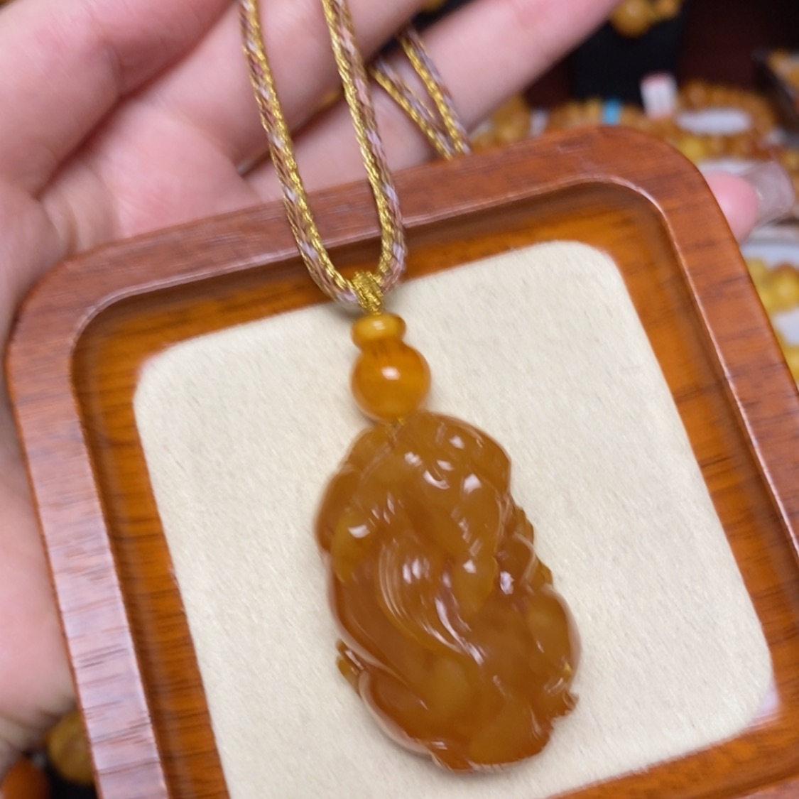 【闪购商品】未镶嵌蜜蜡颈饰手串