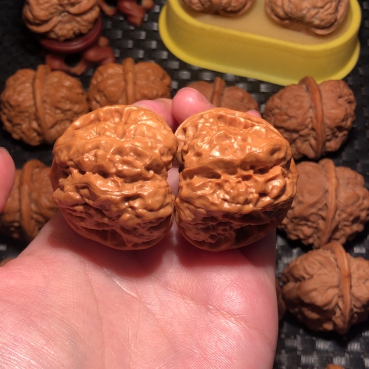 又***.文玩核桃把件蛤蟆