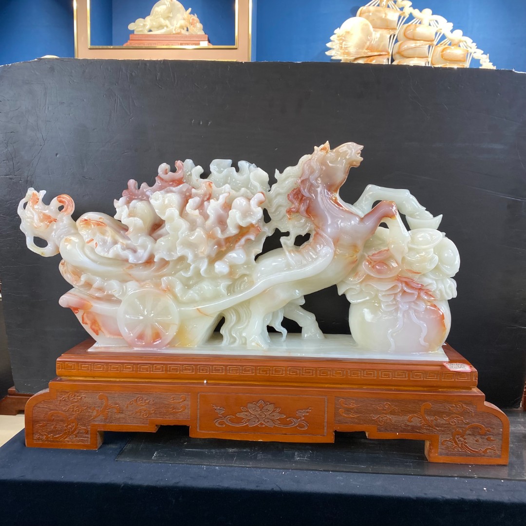 【马拉白菜】客厅装饰品摆件雕刻家居装饰品乔迁入户玄关鞋柜工艺品