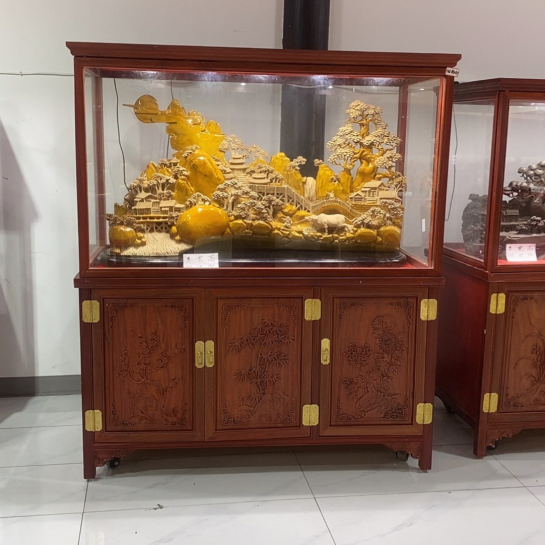 金丝楠泉**江金丝楠木摆件