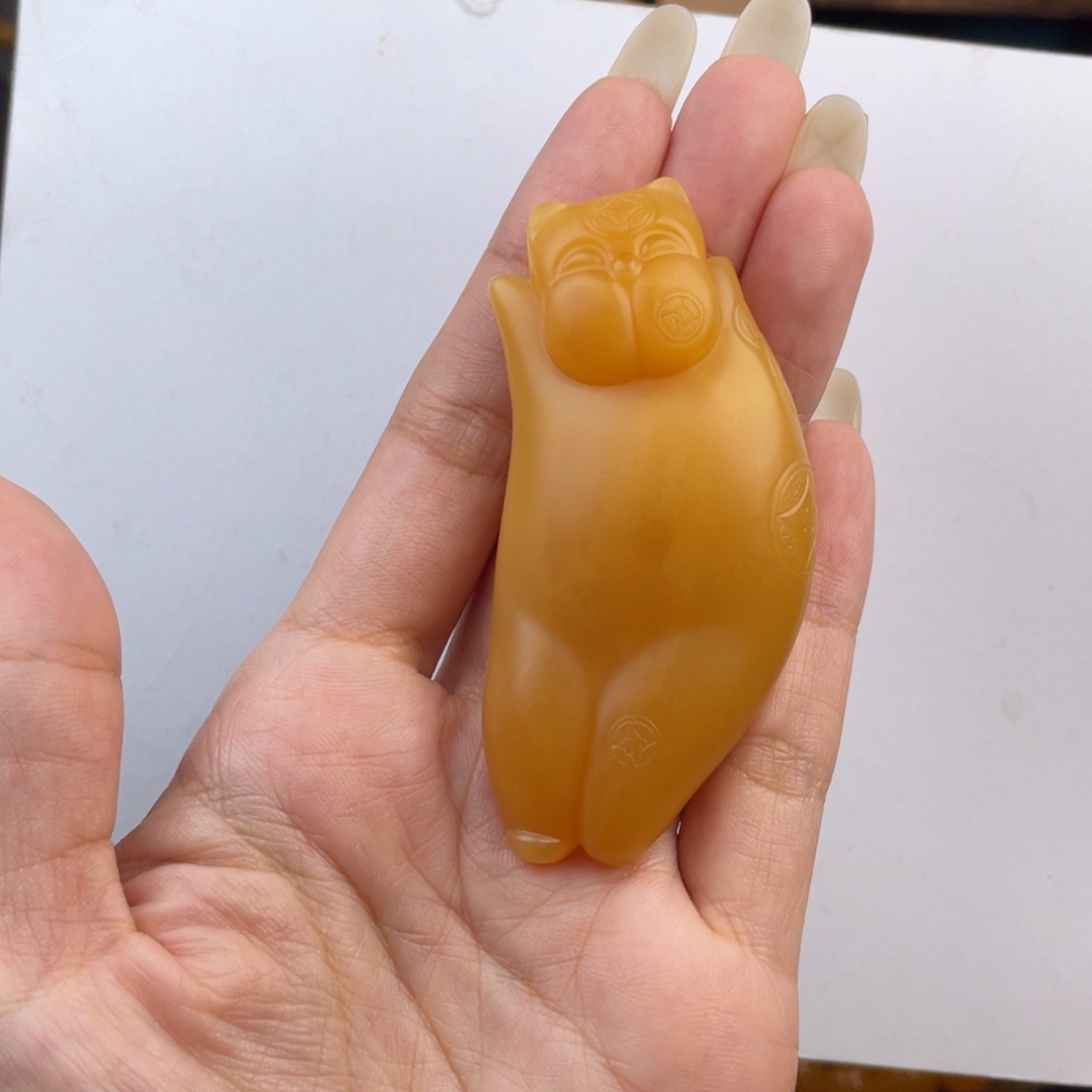 石英质玉颈饰未镶嵌飞****鹅