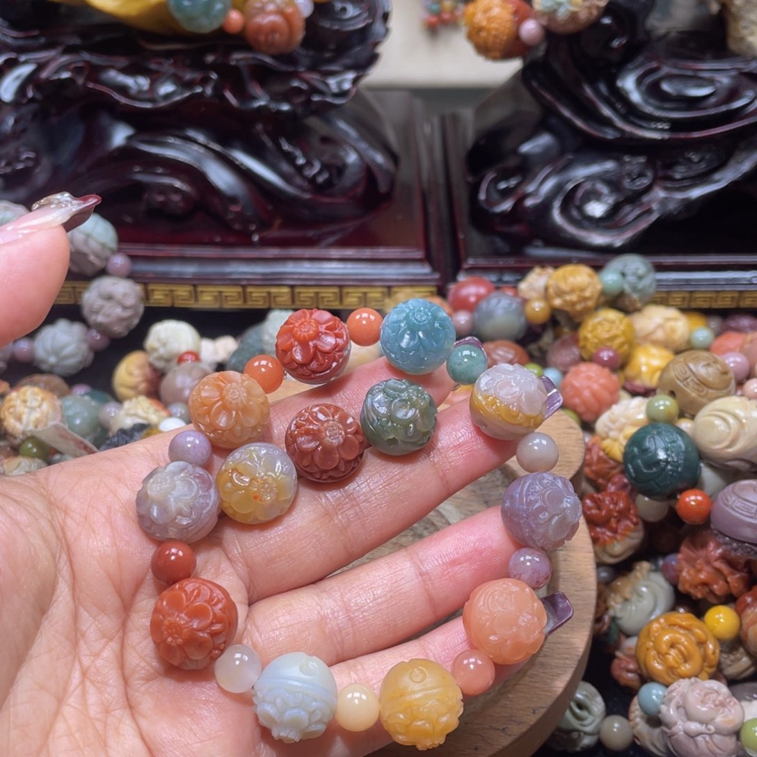 石英质玉手链未镶嵌无*?