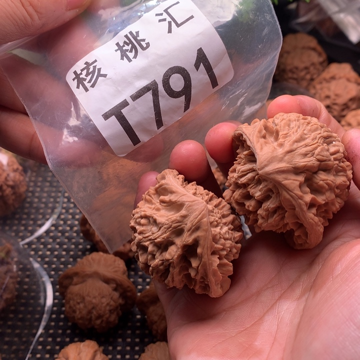 文玩核桃吊坠官帽蛇头46
