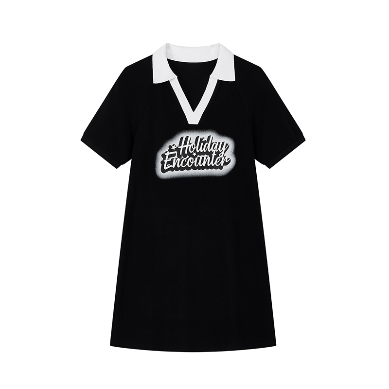 【籽言专属】减龄印花拼接连衣裙N2032