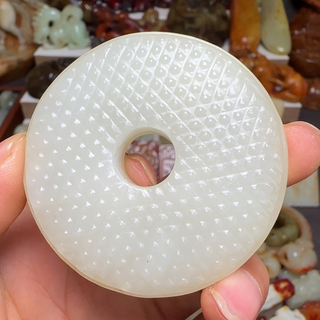 皇***勒和田玉未镶嵌挂件