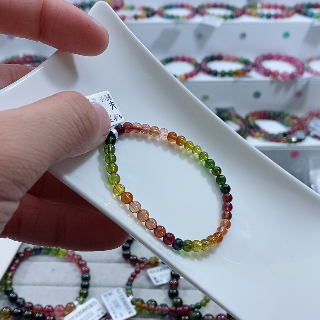 碧玺手链未镶嵌手链