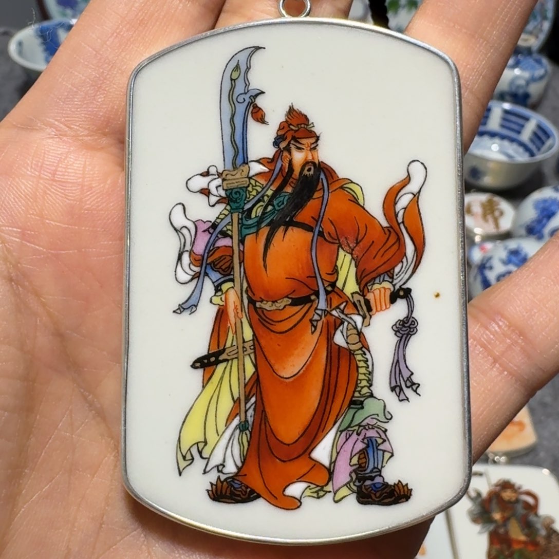 瓷片往**提精品挂件一个