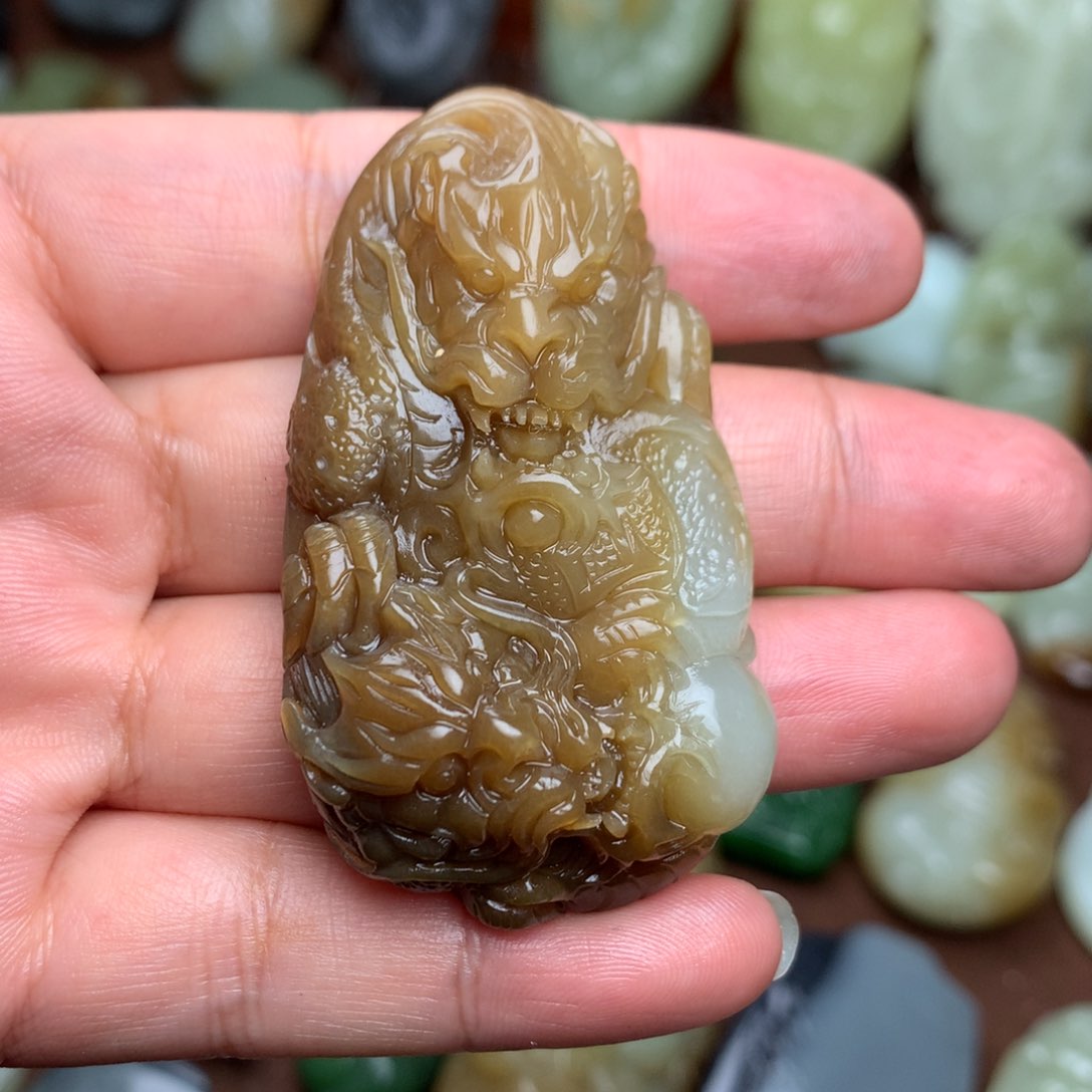 和田玉挂件未镶嵌